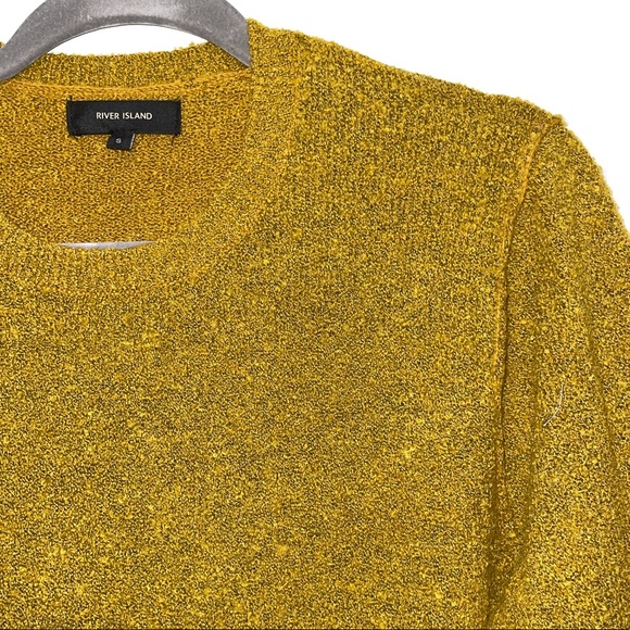 River Island, Size Small, Mustard Sweater - Picture 2 of 3